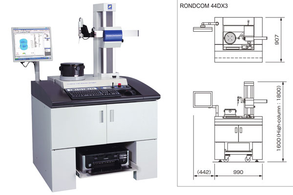 Máy đo độ tròn RONDCOM 44DX3