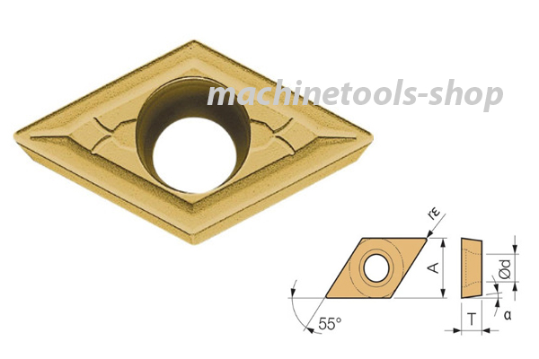 Lưỡi dao DCMT11T302GK