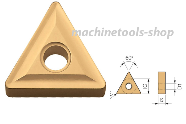 Mảnh dao tiện TNMG1604