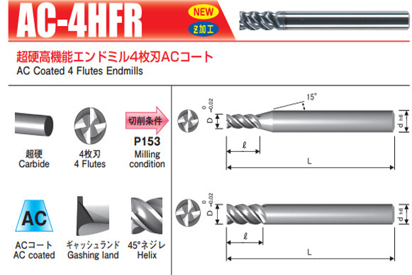 Dao phay ngón 4HFR Segawa tools